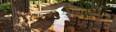 Outdoor Table at Atlanta History Center Preserves